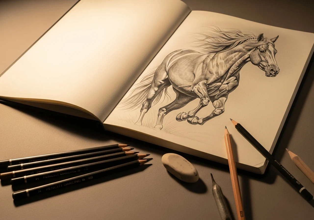 Comment dessiner un cheval 2026 : guide étape par étape